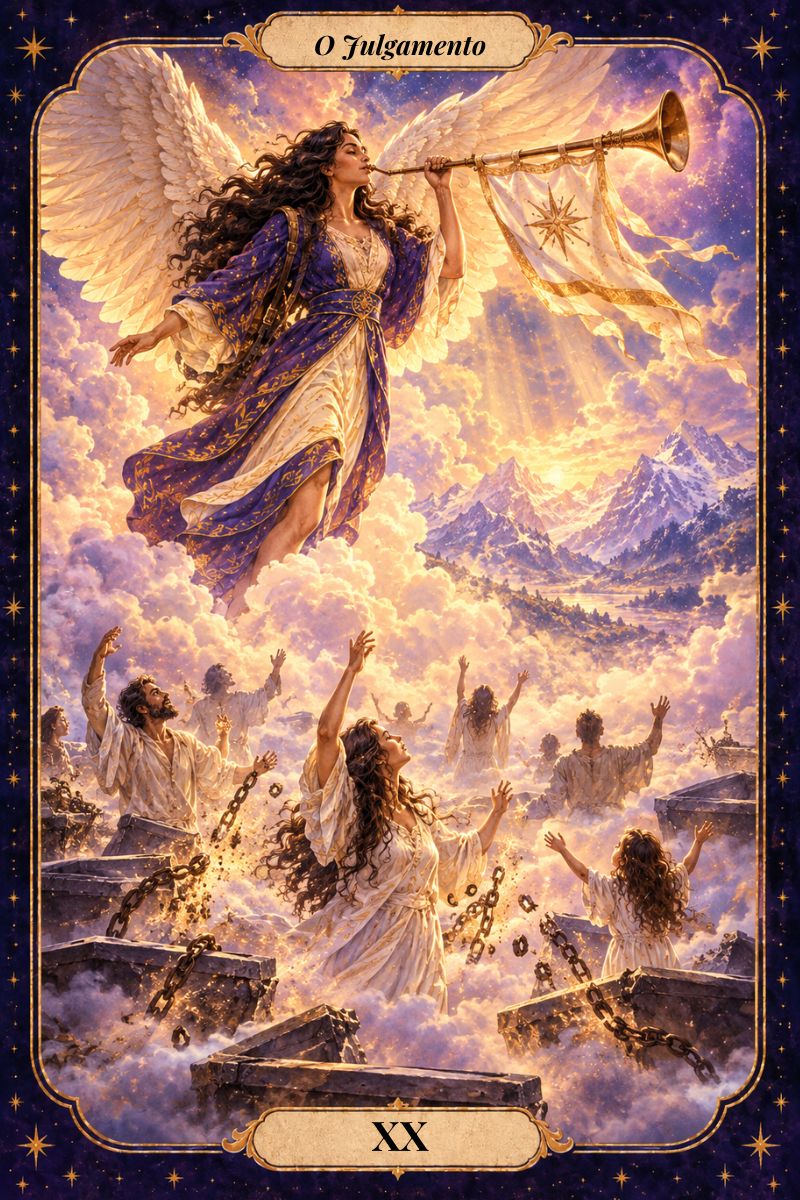 O Julgamento, arcano XX do Tarot da Libertação: chamado e renovação